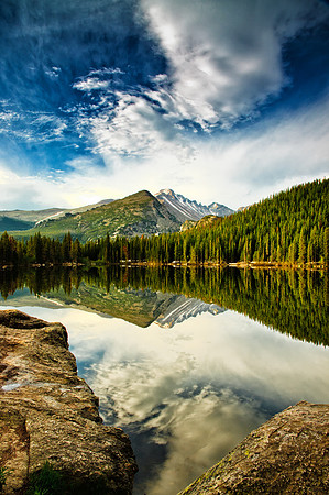 Rocky Mountain National Park, Colorado, Lake, Mountain, Scenic,
